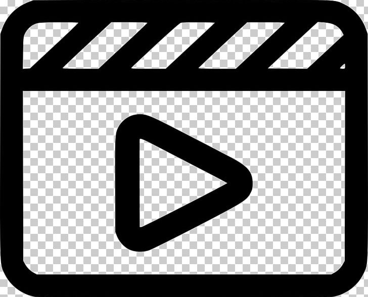 Film Computer Icons Video Logo PNG, Clipart, Angle, Area, Base 64, Black And White, Brand Free PNG Download