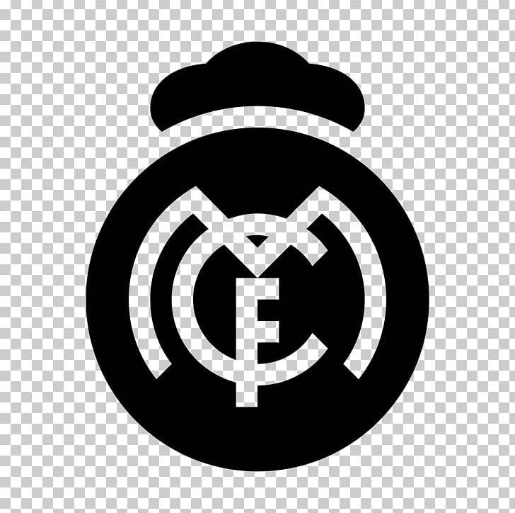 real madrid logo black png