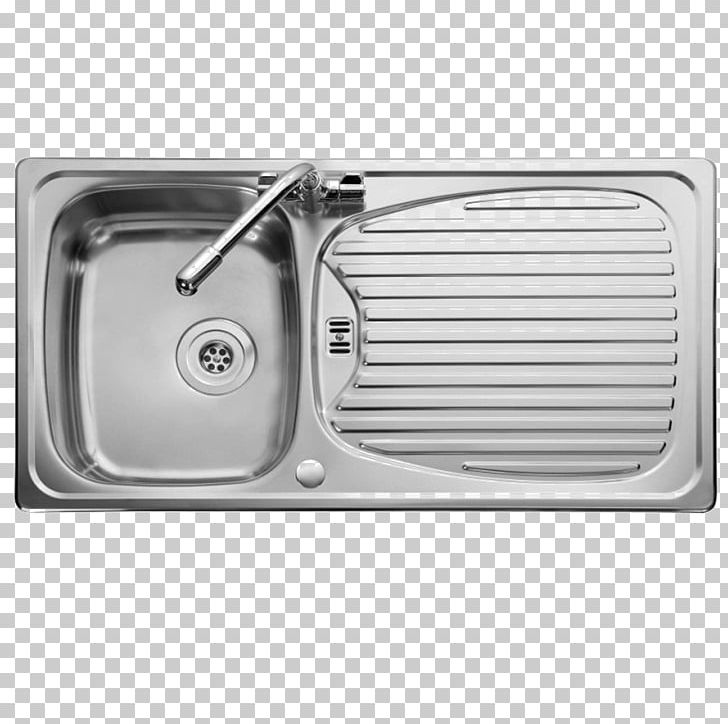 Kitchen Sink Top View Faucet Handles & Controls Stainless Steel PNG, Clipart, Angle, Bowl Sink, Ceramic, Composite Material, Countertop Free PNG Download