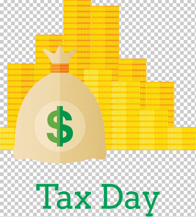 Tax Day PNG, Clipart, Logo, Tax Day, Yellow Free PNG Download