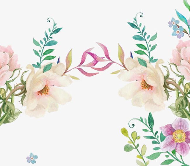 Hand Painted Watercolor Flower Decoration Pattern PNG, Clipart, Decoration, Decoration Clipart, Flower Clipart, Flowers, Fresh Free PNG Download