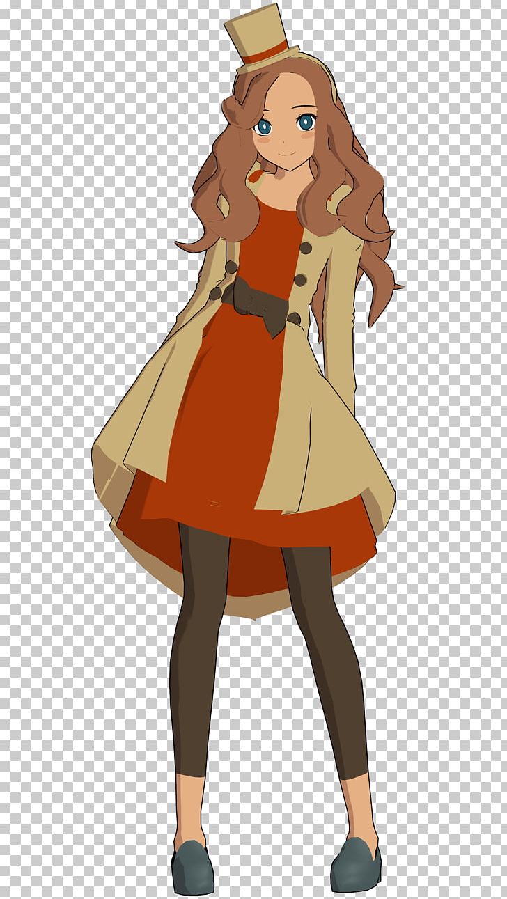 Layton's Mystery Journey: Katrielle And The Millionaires' Conspiracy Fan Art Video Game PNG, Clipart, Art, Cartoon, Chara, Clothing, Costume Free PNG Download