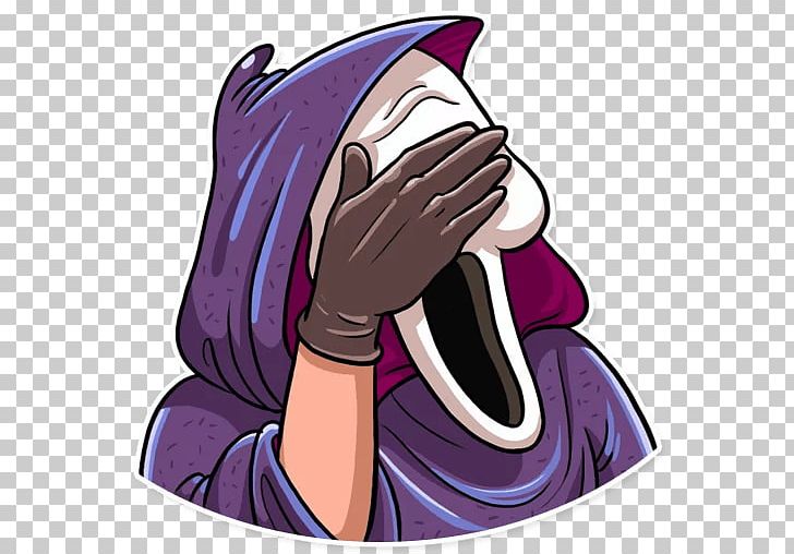 Telegram Sticker Scream Messaging Apps PNG, Clipart, Cartoon, Face, Facepalm, Fictional Character, Instant Messaging Free PNG Download