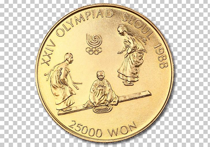Coin 1988 Summer Olympics Seoul Gold Olympic Games PNG, Clipart, 1988 Summer Olympics, Bronze Medal, Coin, Coininvest, Currency Free PNG Download