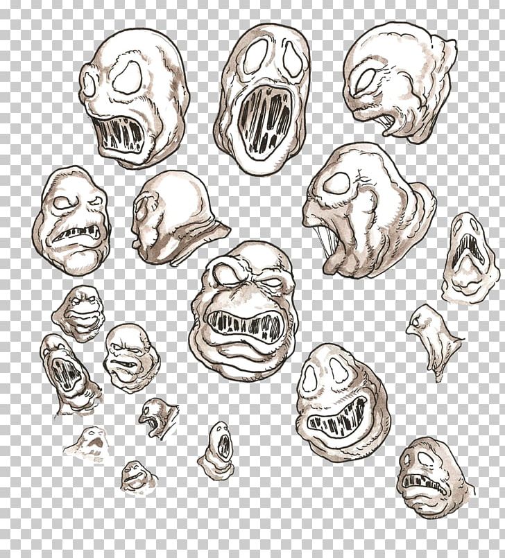 Drawing Monster Sketch PNG, Clipart, Animal, Art, Artist, Black And White, Body Jewelry Free PNG Download