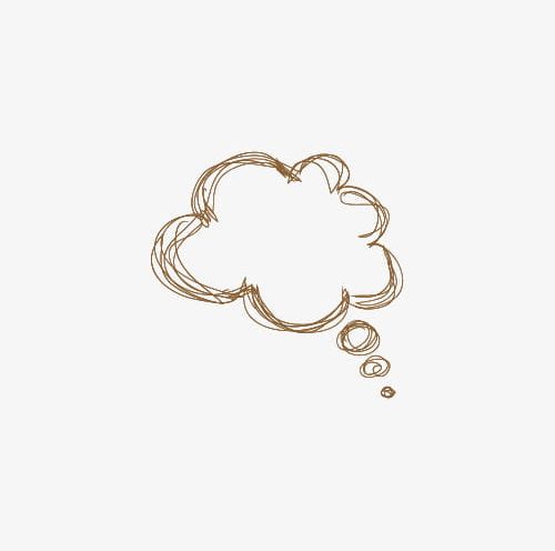 Hand-painted Ideas Cloud Material PNG, Clipart, Cartoon, Chain, Cloud, Clouds, Dialog Box Free PNG Download