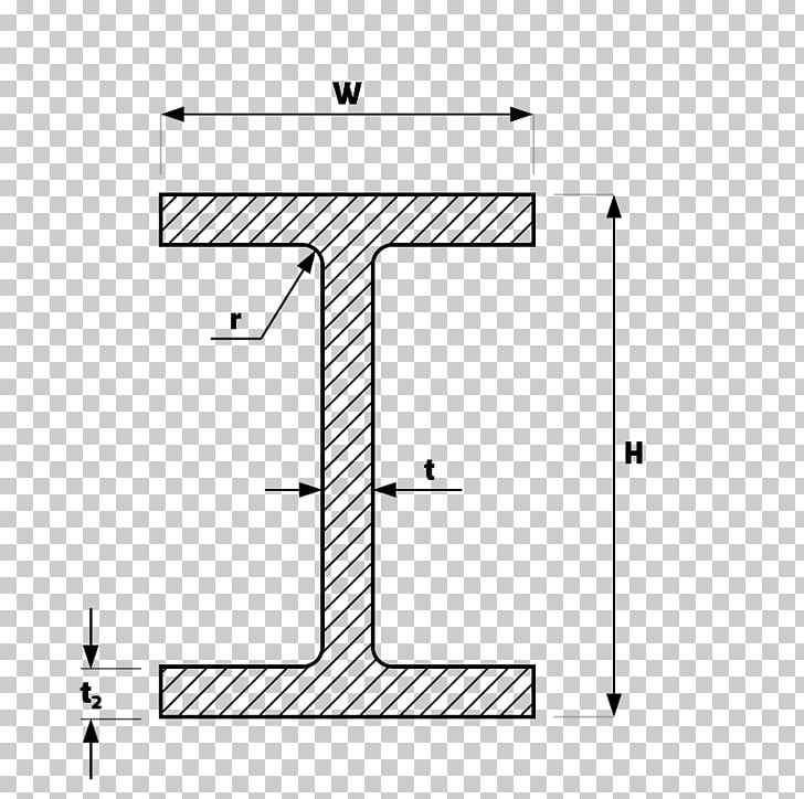 I-beam Konstruktionsprofil Structural Channel DIN 1025 PNG, Clipart, Angle, Architectural Engineering, Area, Beam, Black And White Free PNG Download
