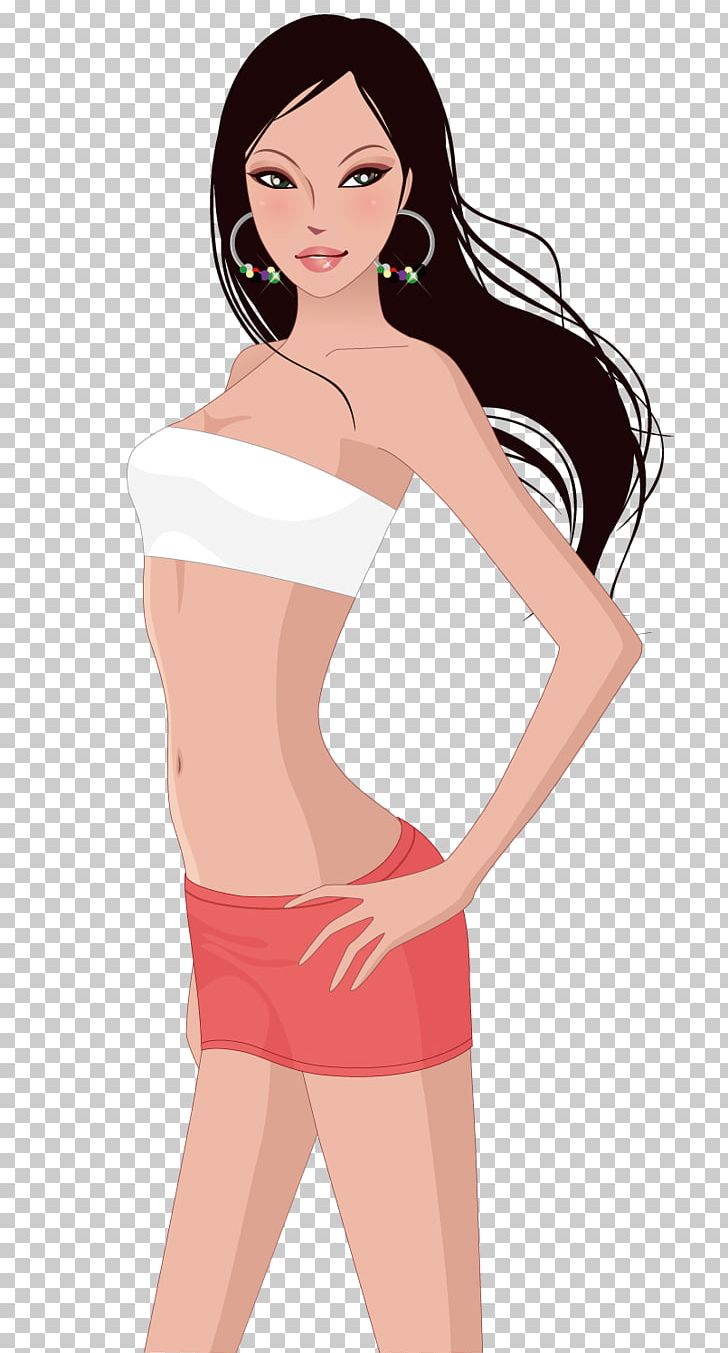 Woman Long Hair Computer File PNG, Clipart, Abdomen, Active Undergarment, Arm, Black Hair, Business Woman Free PNG Download