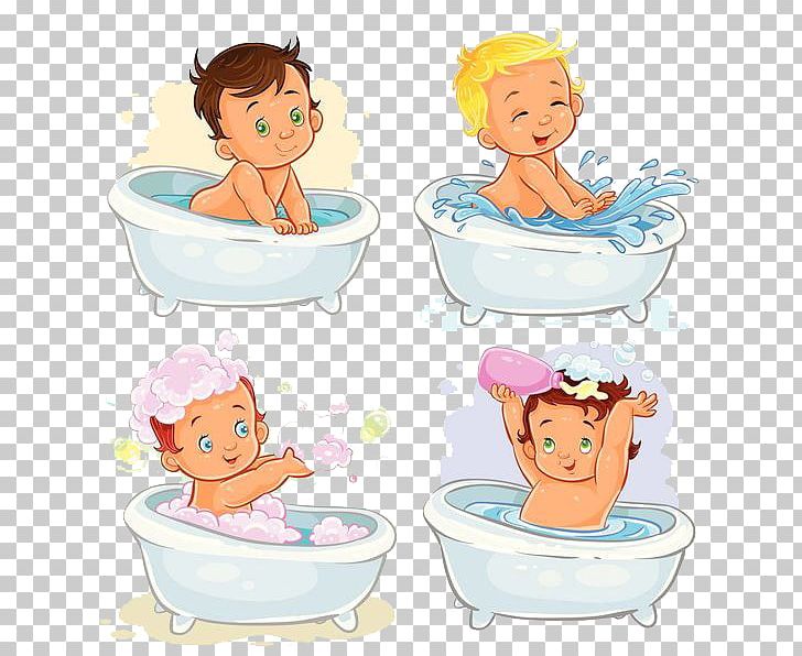 Bathing Stock Illustration Illustration PNG, Clipart, Babies, Baby, Baby Animals, Baby Announcement Card, Baby Background Free PNG Download