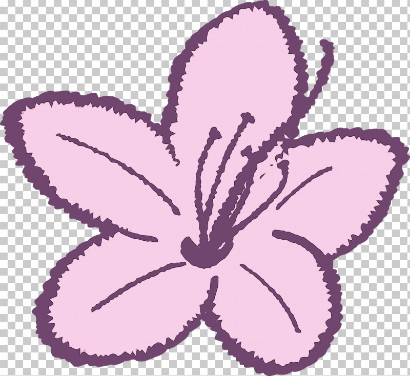 Violet Purple Pink Petal Plant PNG, Clipart, Azalea, Azalea Flower, Cattleya, Embroidery, Flower Free PNG Download