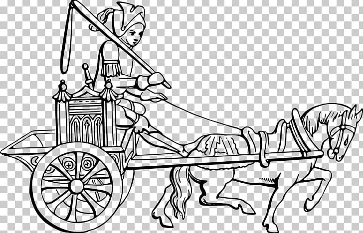 Horse-drawn Vehicle Carriage Chariot Cabriolet PNG, Clipart, Animals, Art, Auto Part, Black And White, Brougham Free PNG Download