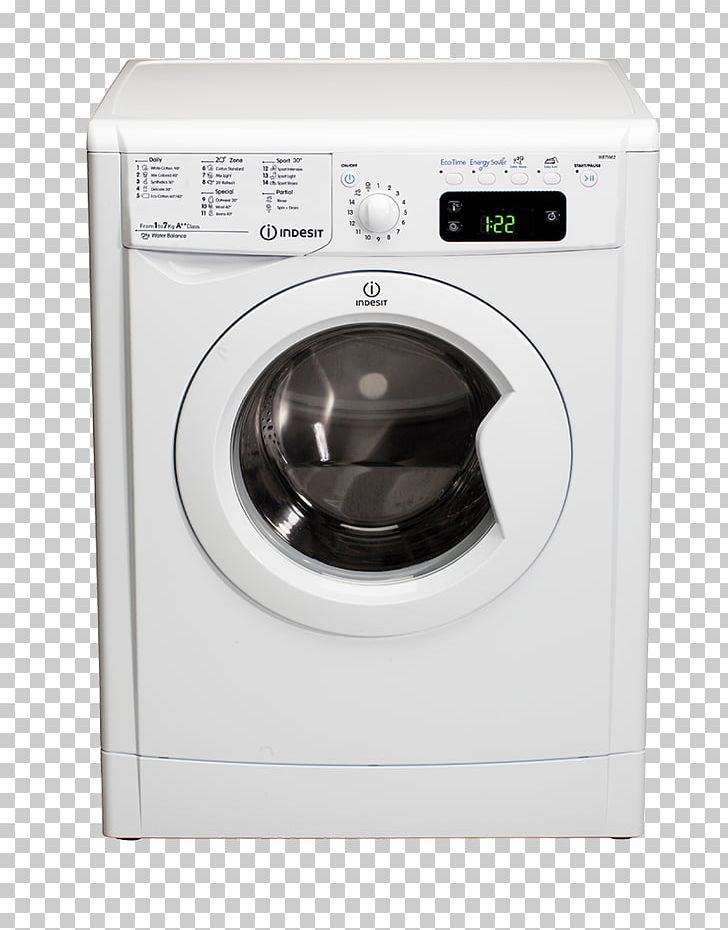 Washing Machines Indesit Co. Speed Queen Clothes Dryer Indesit Eco Time IWE71682 PNG, Clipart, Cleaning, Clothes Dryer, Eco, Haier, Home Appliance Free PNG Download