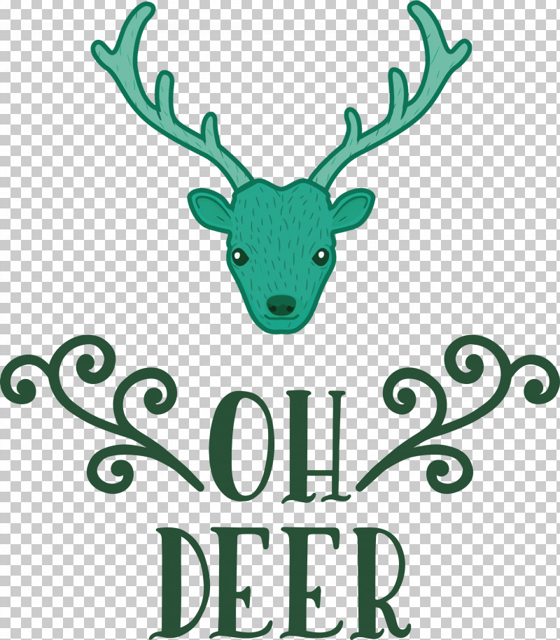 OH Deer Rudolph Christmas PNG, Clipart, Cartoon, Christmas, Deer, Fine Arts, Logo Free PNG Download