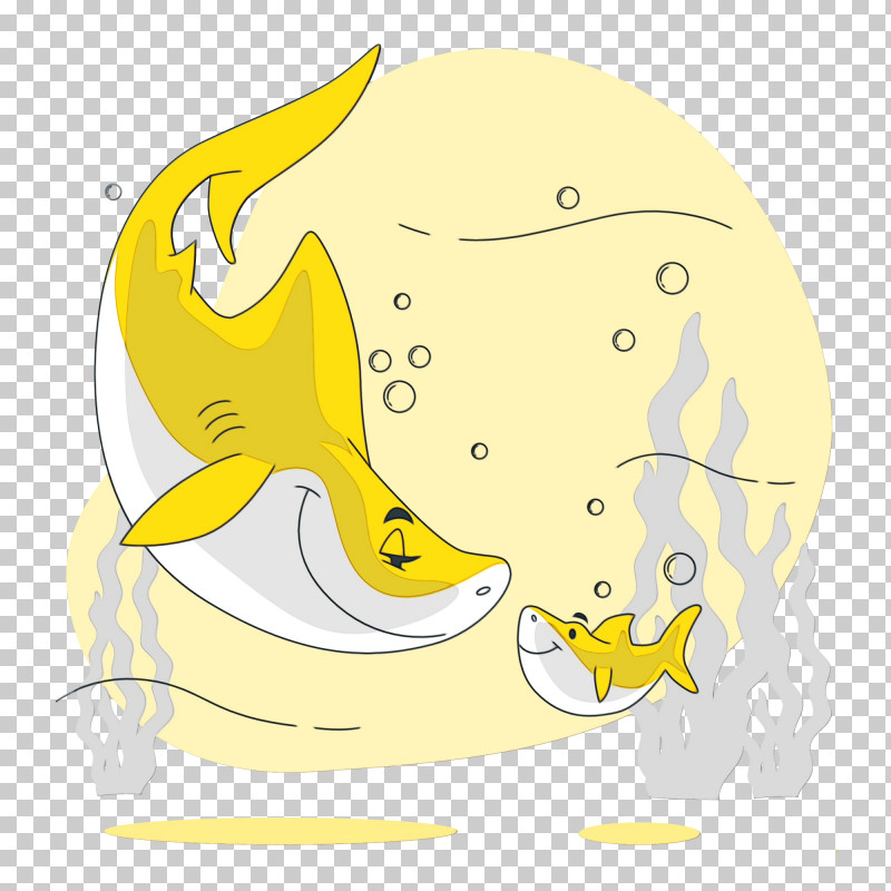 Cartoon Yellow Meter Line Fish PNG, Clipart, Biology, Cartoon, Family Day, Fish, Geometry Free PNG Download