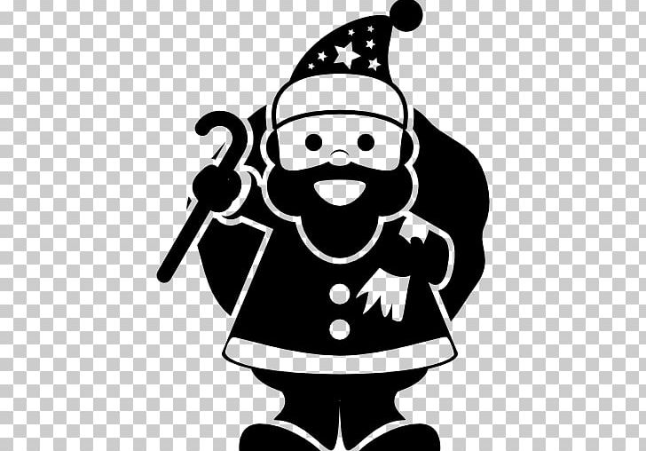 Santa Claus Gift Computer Icons Christmas PNG, Clipart, Art, Artwork, Black And White, Christmas, Christmas Gift Free PNG Download