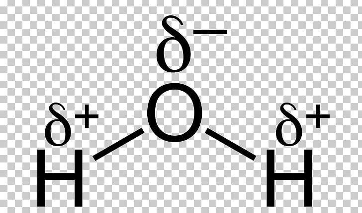 Chemical Polarity Molecule Water Chemical Bond Apolaire Verbinding PNG, Clipart, Angle, Apolaire Verbinding, Area, Atom, Black And White Free PNG Download