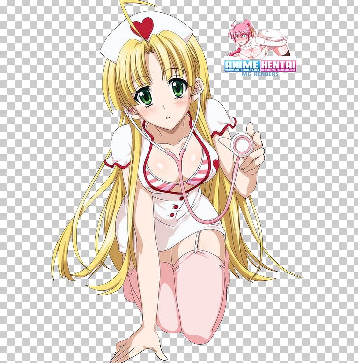 High School DxD Rias Gremory Anime Long Hair Hime Cut PNG, Clipart, Anime, Asia Argento, Blond, Brown Hair, Cartoon Free PNG Download
