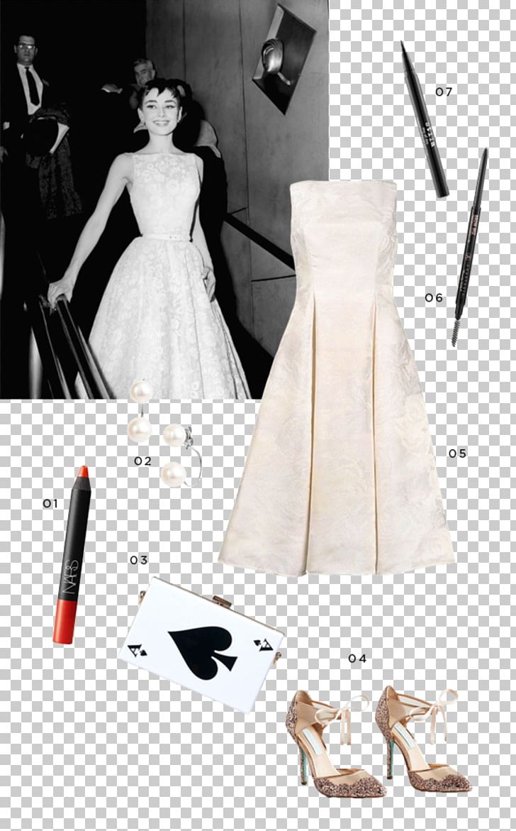 White Floral Givenchy Dress Of Audrey Hepburn 26th Academy Awards Academy Award For Best Actress PNG, Clipart, Academy Awards, Actor, Audrey Hepburn, Bridal Clothing, Bridal Party Dress Free PNG Download