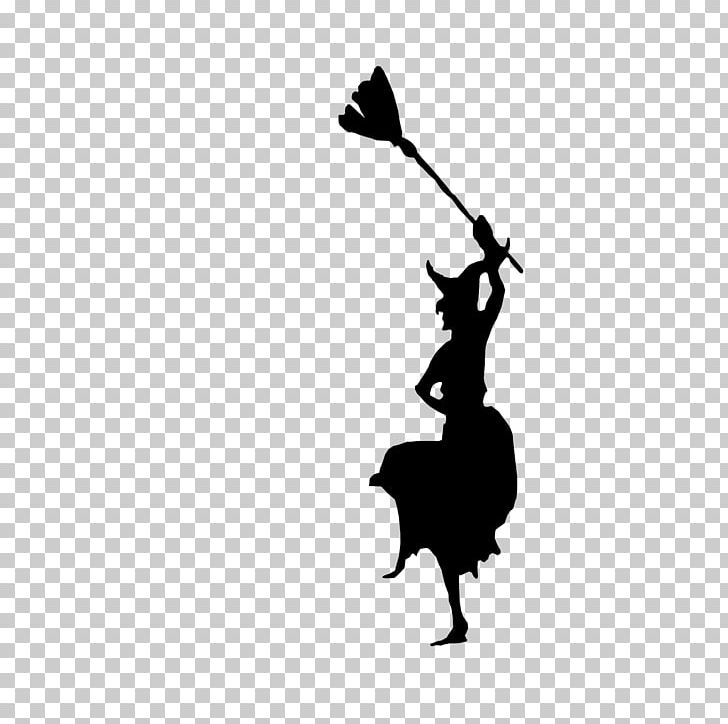 Silhouette Black And White Witchcraft Dance PNG, Clipart, Animals, Black, Black And White, Cartoon, Computer Wallpaper Free PNG Download