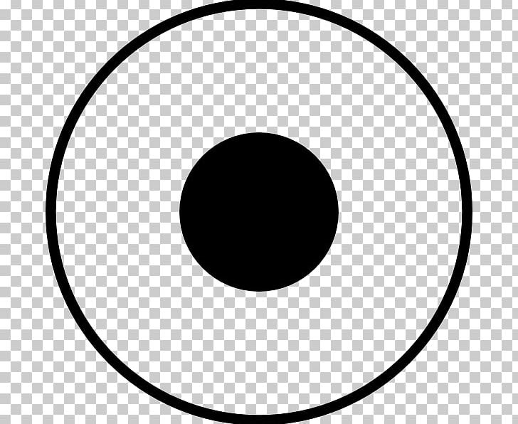 Circled Dot Disk Eye PNG, Clipart, Area, Black, Black And White, Circle ...