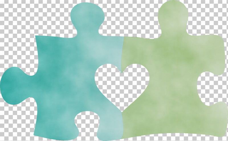 Green Turquoise Jigsaw Puzzle PNG, Clipart, Green, Jigsaw Puzzle, Paint, Turquoise, Watercolor Free PNG Download