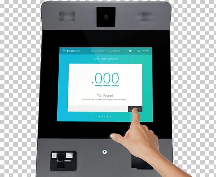 Breathalytics Breathalyzer Kiosk Alcoholic Drink Industry PNG, Clipart, Alcohol, Alcoholic Drink, Automation, Breathalyzer, Computer Monitors Free PNG Download