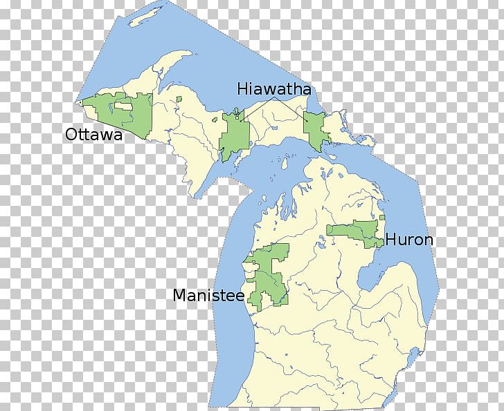 Hiawatha National Forest Ottawa National Forest Huron-Manistee National Forests United States National Forest PNG, Clipart, Area, Border, Ecoregion, Forest, Map Free PNG Download