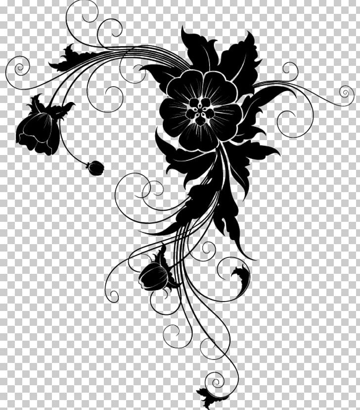 Floral Design Visual Arts PNG, Clipart, Art, Black, Black And White, Black M, Character Free PNG Download
