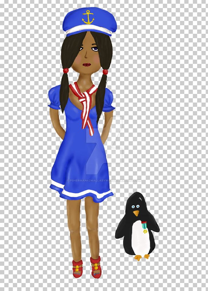 Penguin Headgear Cobalt Blue Costume Uniform PNG, Clipart, Animals, Bird, Blue, Cartoon, Clothing Free PNG Download