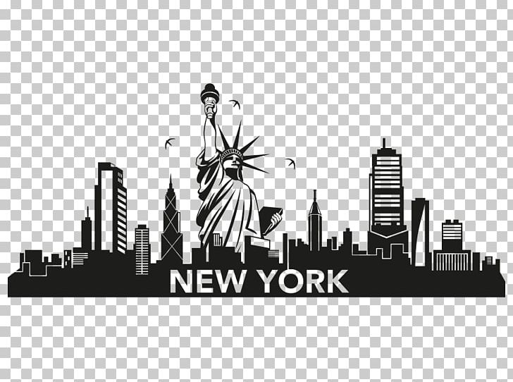The Skyline Hotel Drawing Stencil Wall Decal PNG, Clipart, Black And White, Brand, City, Computer Wallpaper, Drawing Free PNG Download