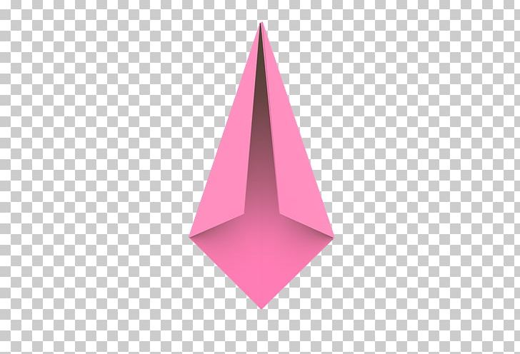 Triangle Product Design Origami Graphics PNG, Clipart, Angle, Line, Magenta, Origami, Pink Free PNG Download