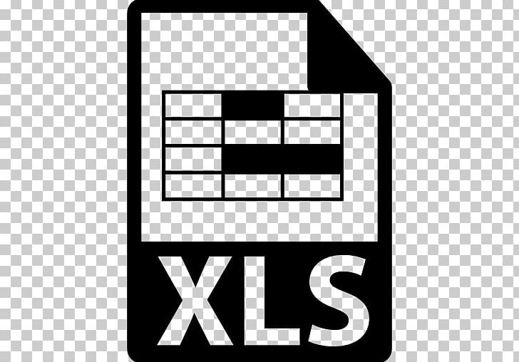 Xls Computer Icons PNG, Clipart, Angle, Area, Black, Black And White, Brand Free PNG Download