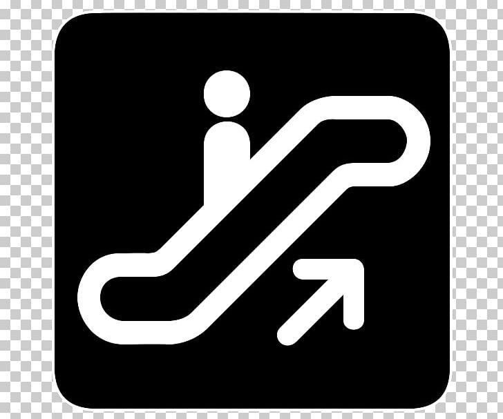 Escalator Stairs Signage PNG, Clipart, Area, Black And White, Brand, Building, Computer Icons Free PNG Download