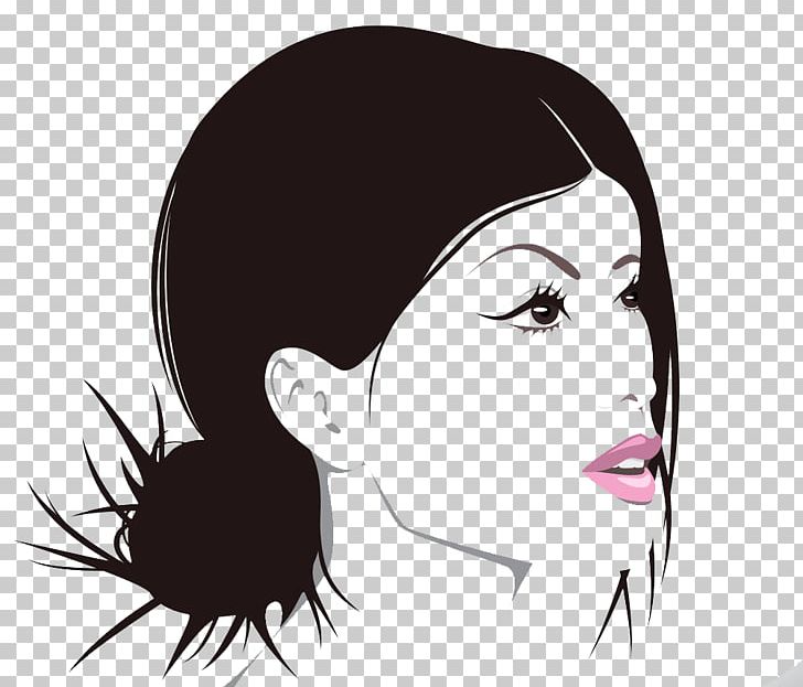 Woman Cartoon Illustration PNG, Clipart, Beauty Salon, Bijin, Black Hair, Cdr, Comics Free PNG Download