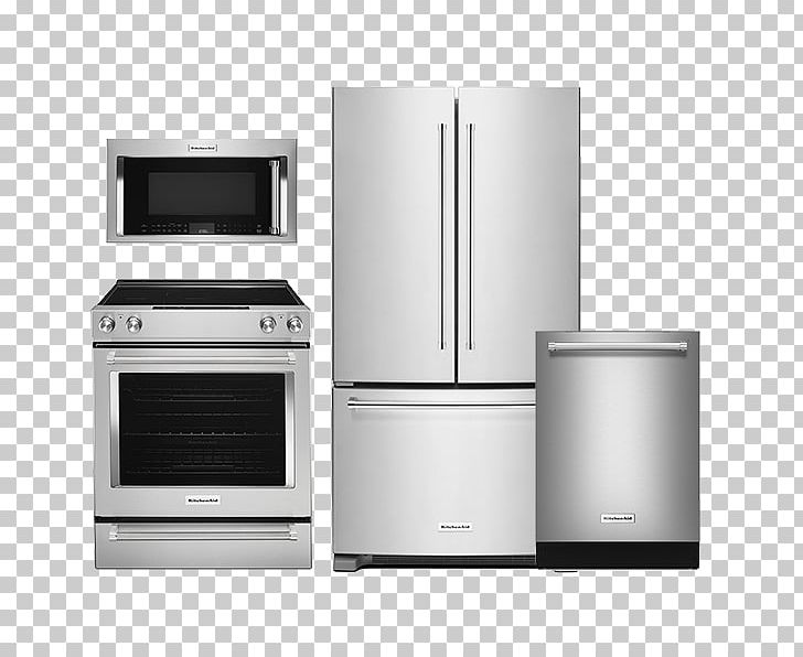 Home Appliance Refrigerator KitchenAid Cooking Ranges Stainless Steel PNG, Clipart, Appliance, Cooking Ranges, Electronics, Frigidaire Gallery Fghb2866p, Gas Stove Free PNG Download