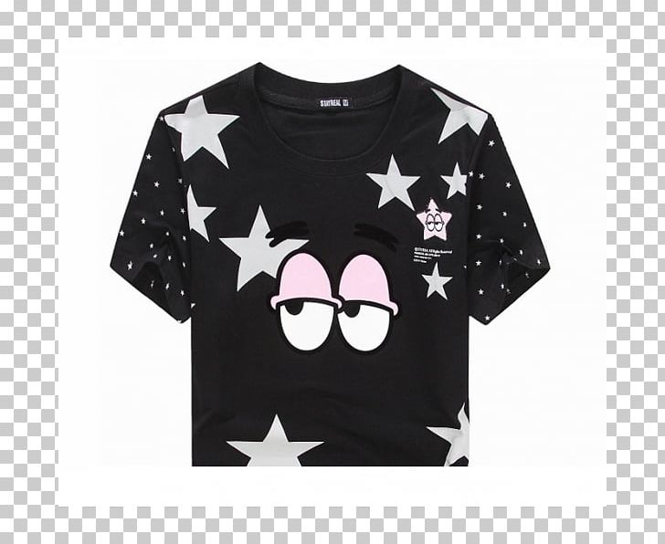 T-shirt Patrick Star Sleeve Crew Neck Clothing PNG, Clipart, Black, Bluza, Brand, Clothing, Costume Free PNG Download