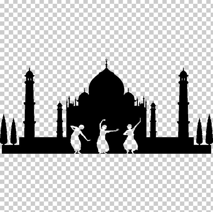 Taj Mahal Sticker Wall Decal Paper PNG, Clipart, Agra, Arch, Black And White, Building, Dance Free PNG Download