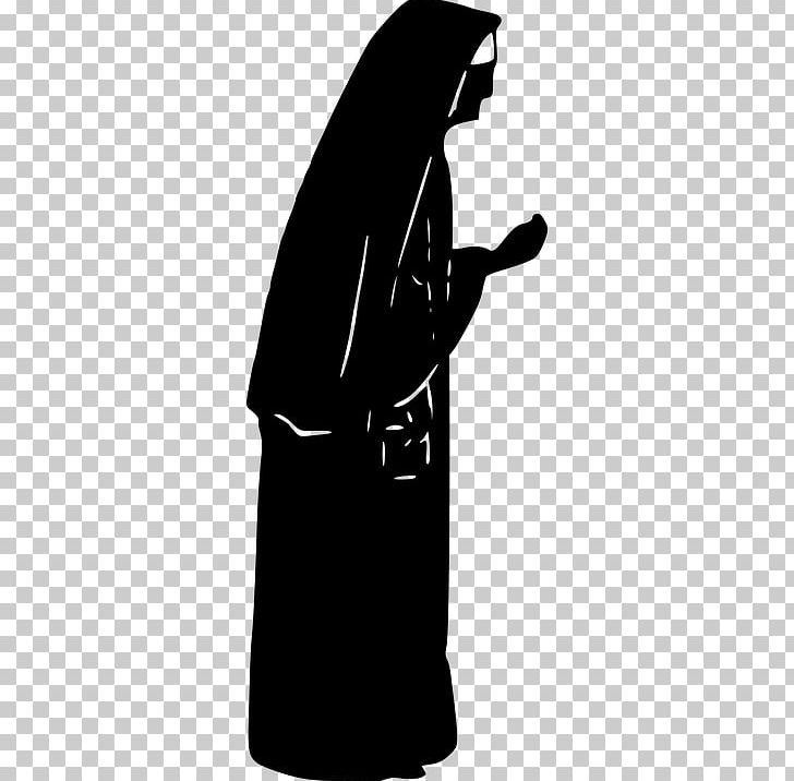 Nun Silhouette Sister PNG, Clipart, Black, Black And White, Clip Art, Download, Drawing Free PNG Download