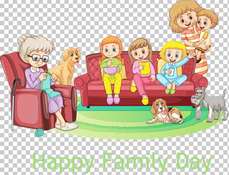 Cartoon Sharing Toy Playset PNG, Clipart, Cartoon, Family Day, Paint, Playset, Sharing Free PNG Download