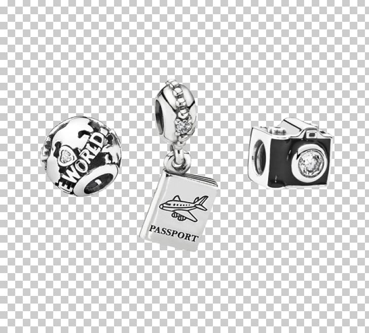 Earring Silver Pandora Travel Charm Bracelet PNG, Clipart,  Free PNG Download
