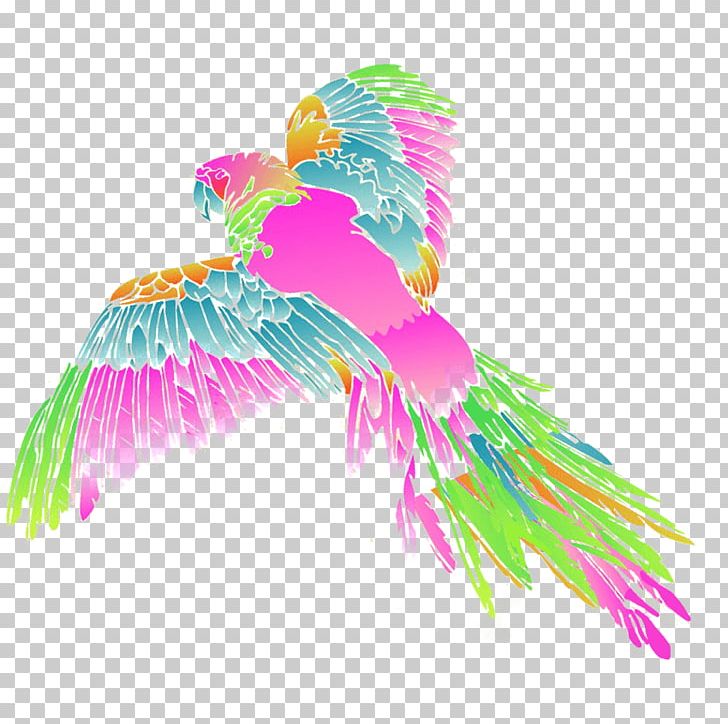 Parrot Feather Paper Wedding Dress PNG, Clipart, Animals, Beak, Bird, Common Pet Parakeet, Dress Free PNG Download