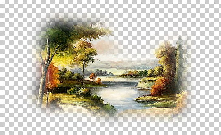 Watercolor Painting Landscape PNG, Clipart, Art, Autumn, Bank, Bayou, Branching Free PNG Download