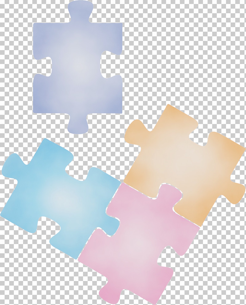 Jigsaw Puzzle Puzzle Pink Material Property Toy PNG, Clipart, Autism Awareness Day, Autism Day, Jigsaw Puzzle, Material Property, Paint Free PNG Download