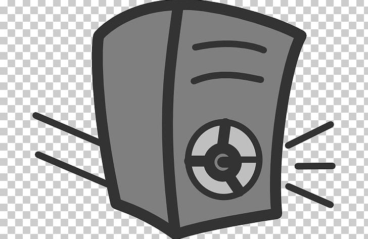 computer speaker clipart black and white free