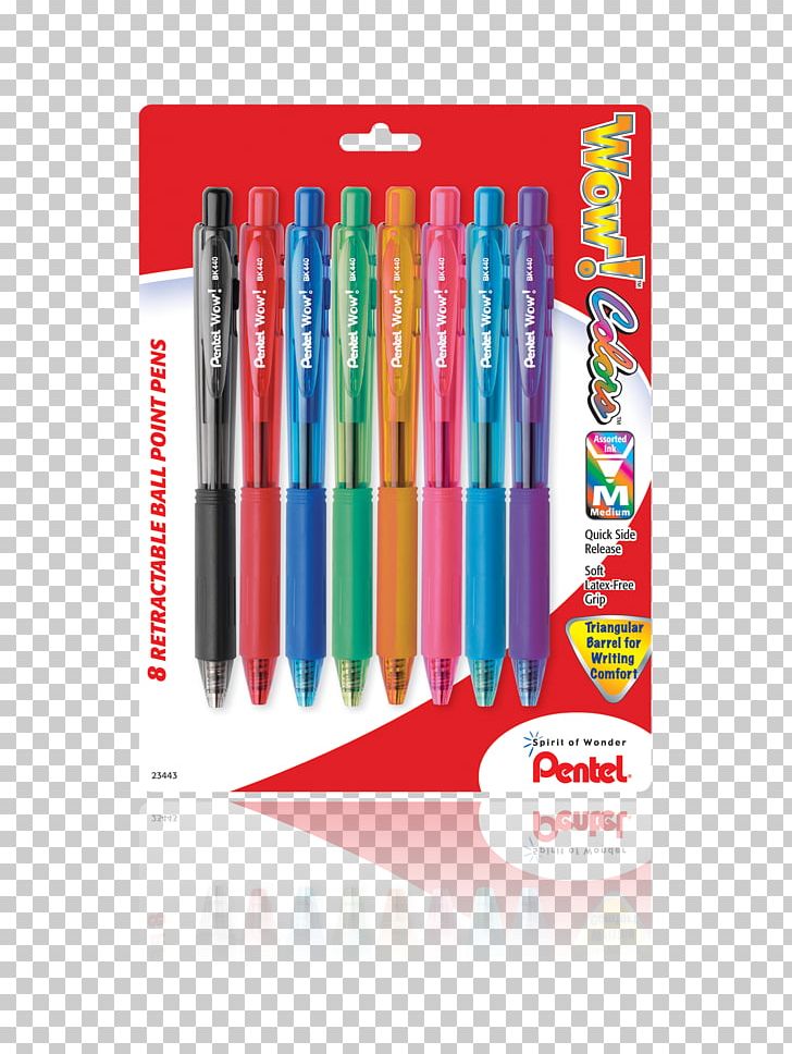 Ballpoint Pen Pentel Wow! Gel Pen PNG, Clipart, Ball Pen, Ballpoint Pen, Fountain Pen, Gel Pen, Ink Free PNG Download