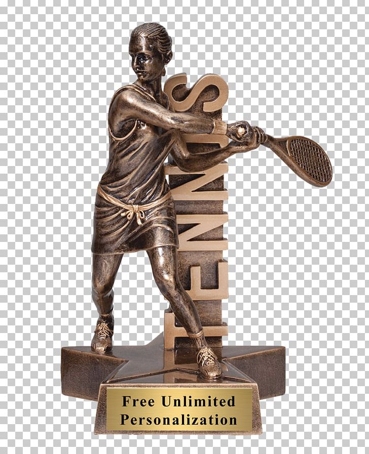 Trophy Award Tennis Sport Female PNG, Clipart, Award, Ball, Bronze, Bronze Sculpture, Classical Sculpture Free PNG Download