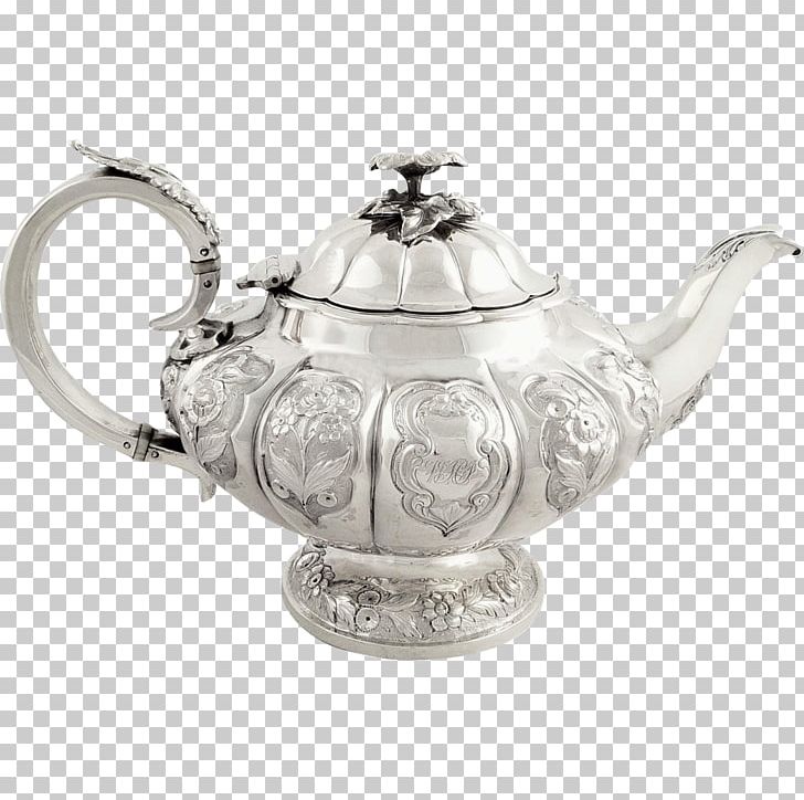 Teapot Sterling Silver Hallmark Antique PNG, Clipart, Antique, Coffee Pot, Dishware, Drinkware, Ebay Free PNG Download