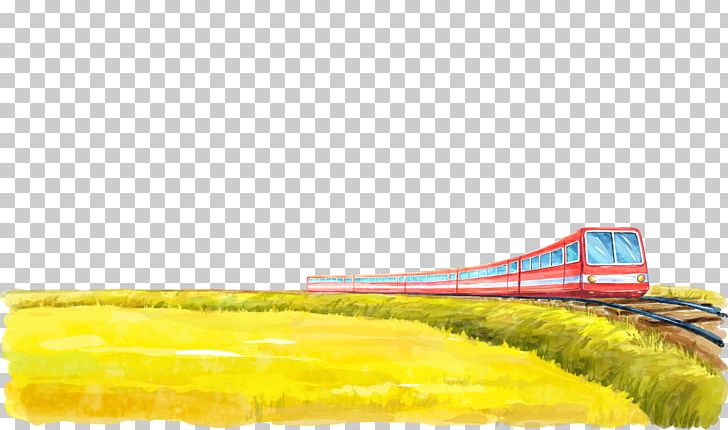 Train Rail Transport Track Illustration PNG, Clipart, Designer, Drawing, Fried Rice, Line, Material Free PNG Download