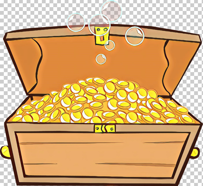 Yellow Treasure Box PNG, Clipart, Box, Treasure, Yellow Free PNG Download