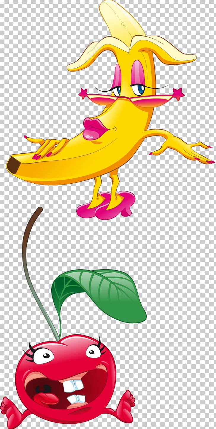Happy Birthday Vector Images Banana Leaves Fictional Character PNG, Clipart, Art, Artwork, Banana, Banana Leaves, Cartoon Free PNG Download